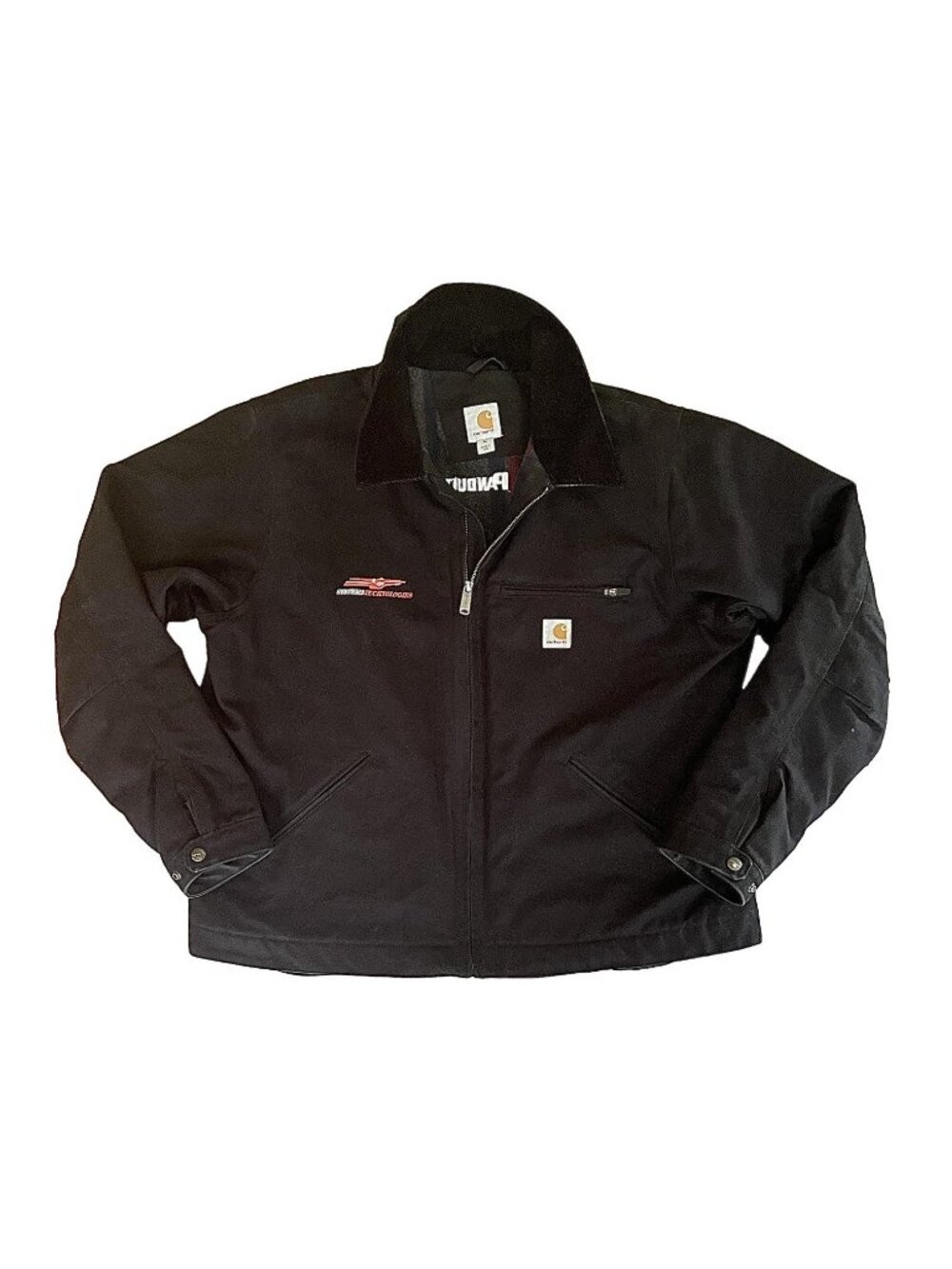 Carhartt Detroit Jacket BLK Mens XL Blanket LinedBlack Work Coat